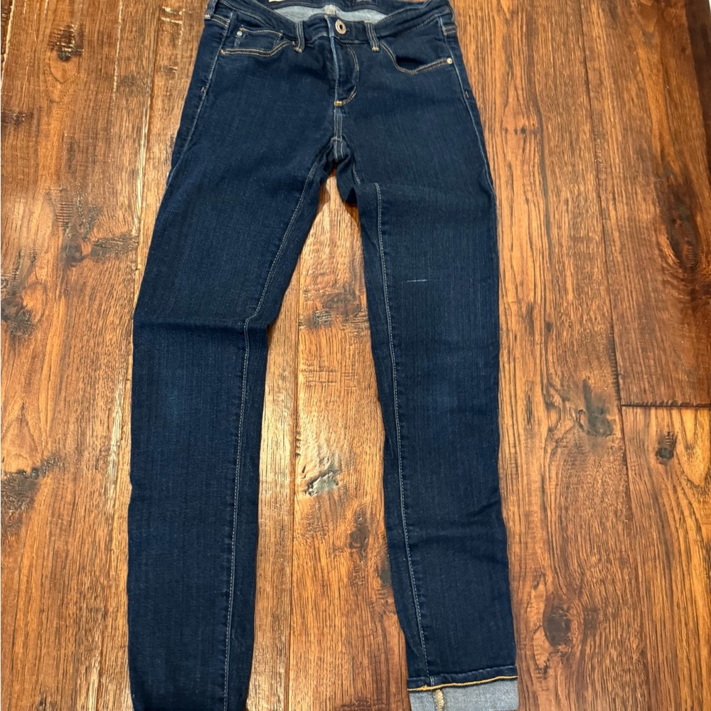 Ag Adriano Goldschmied Blue Skinny Jeans